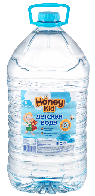 Пятерочка вода питьевая. Детская вода Honey Kid 5 литров. Вода детская Honey Kids 5 л. Вода детская Хоней КИД. Детская вода в Пятерочке.